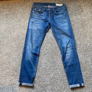 Rag & Bone The Dre Low Rise Boyfriend Jeans